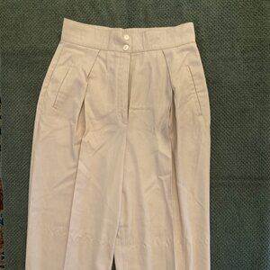 VINTAGE High-Waisted Pleated Dalia Trousers